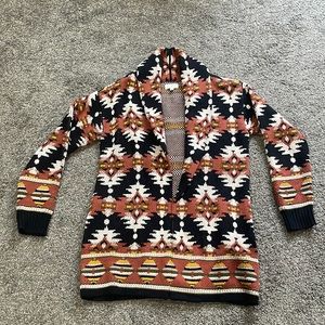 Lucky Brand Aztec cardigan